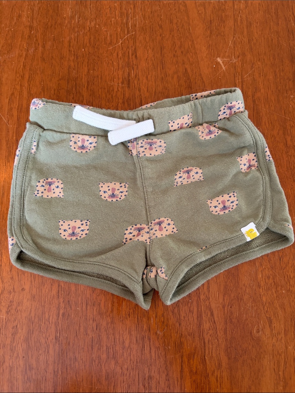🍊5/$25 Rise Little Earthling Organic Olive Green Pull-On Shorts 12-18m